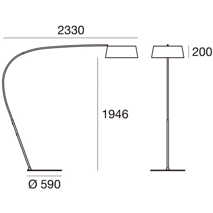 Stilnovo Oxygen Floor Lamp