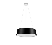 Oxygen P Large LED Round Pendant with Polyurethane Lampshade