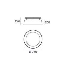 Oxygen S Large LED Ceiling Downlight with Minimal & Elegant Design