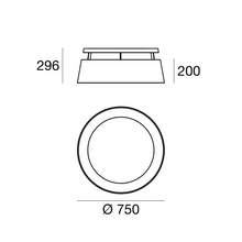 Oxygen S Large Ceiling Downlight