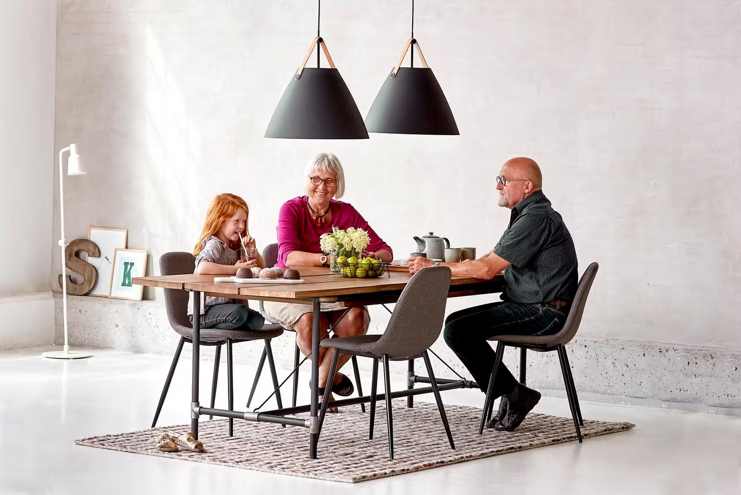Strap 48 Large Metal Pendant with Nordic style