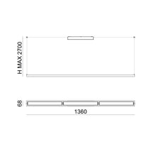 Tablet PX Rectangular LED Pendant