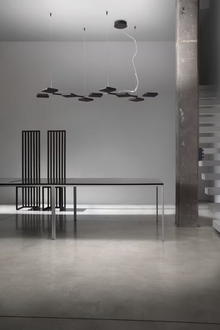 Quad P9 LED Pendant with Nine Square Shapes