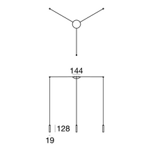 2nights P3 Three-Light LED Pendant