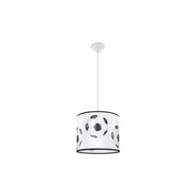 Football A 30 Pendant in White