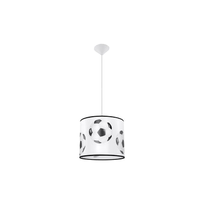 Football A 30 Pendant in White