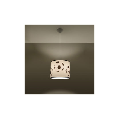 Football A 30 Pendant in White