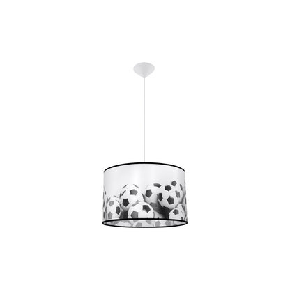 Football B 40 Pendant in White