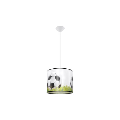 Football C 30 Pendant in White