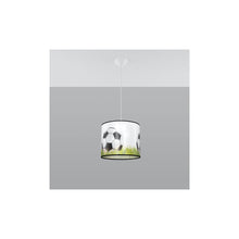 Football C 30 Pendant in White