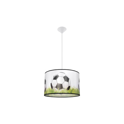 Football C 40 Pendant in White