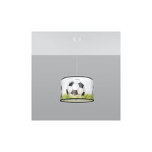 Football C 40 Pendant in White