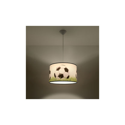 Football C 40 Pendant in White