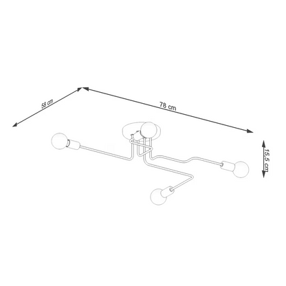 Vector 4 Chandelier