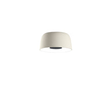 Djembe C 42.21 Medium LED Ceiling Surface with Stone Texture Outer and smooth Satin White Inner