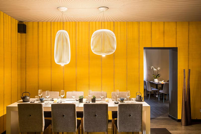 Spokes 1 LED Pendant with Varnished Steel & Aluminium