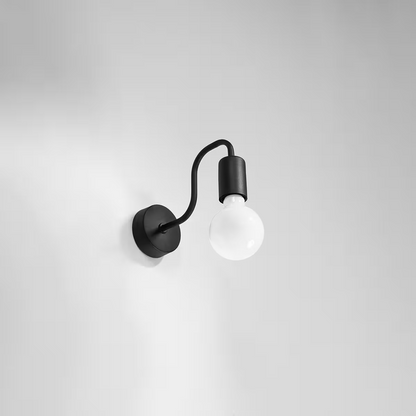 Vector Wall Light in Black
