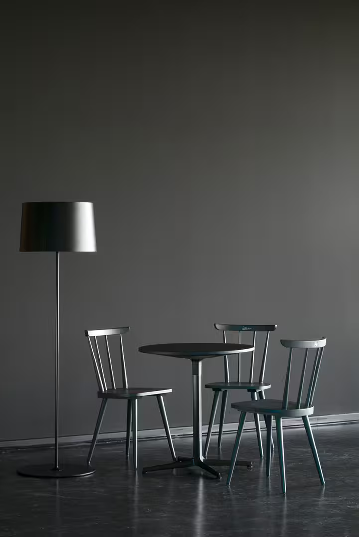 Twiggy Lettura Floor Lamp with Polycarbonate & Coated Metal