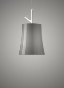 Birdie Grande Single Pendant with Polycarbonate & Metallized Steel
