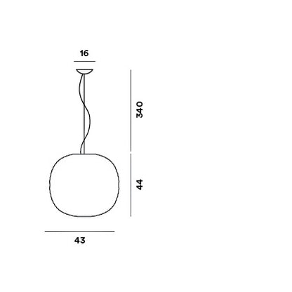 Gem Single LED Pendant