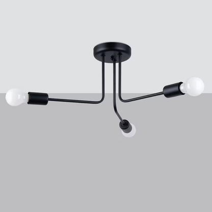 Norah 3 Chandelier in Black