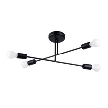 Norah 4 Chandelier in Black