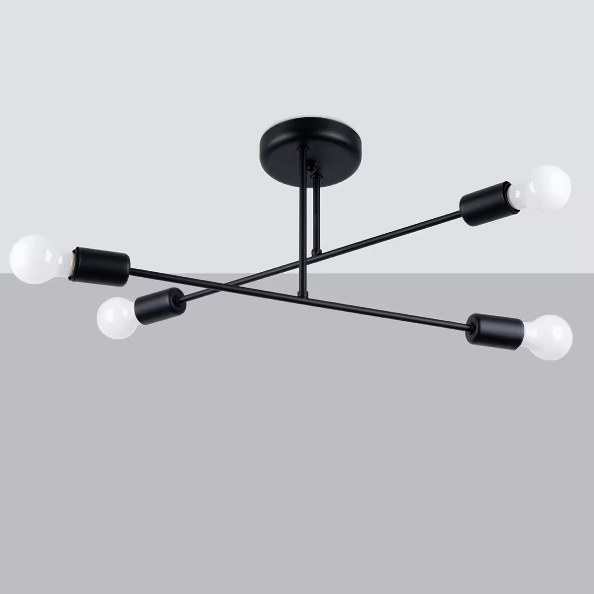 Norah 4 Chandelier in Black