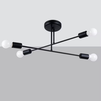 Norah 4 Chandelier in Black
