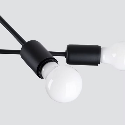 Norah 4 Chandelier in Black