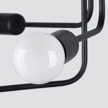 Norah 6 Chandelier in Black
