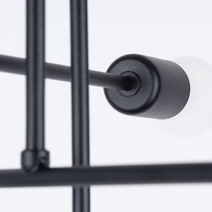 Norah 6R Chandelier in Black