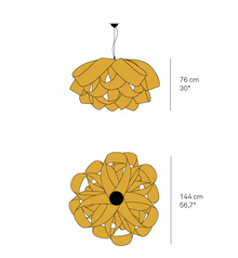 Agatha Large Pendant with Elegant Interlacing Whorls