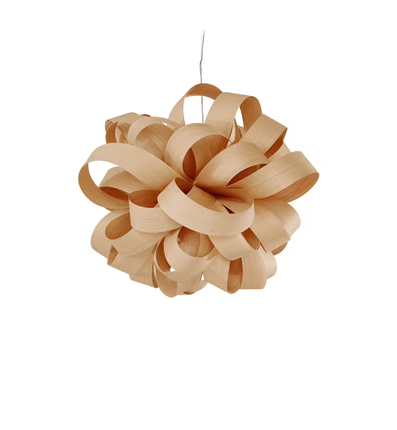 Agatha Ball Pendant with Elegant Interlacing Whorls