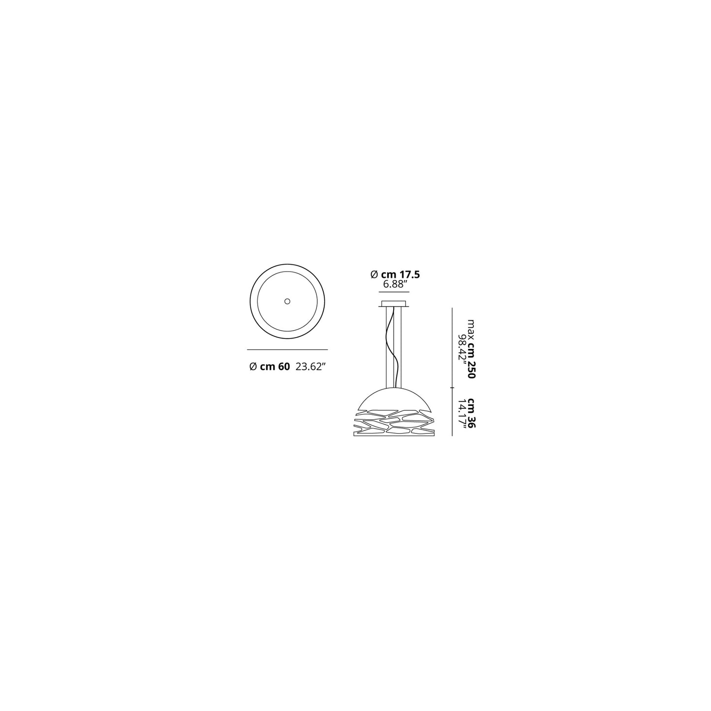 Kelly Dome 60 Medium Pendant