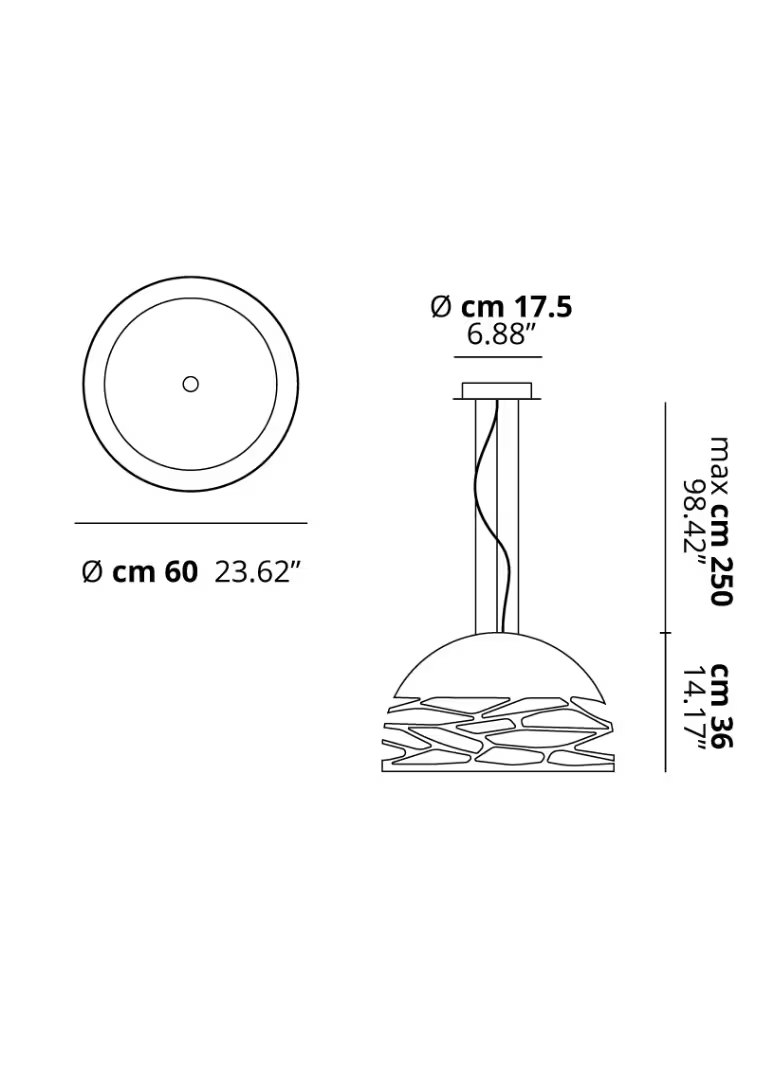 Kelly Dome 60 Medium Pendant