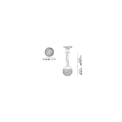 Kelly Sphere 40 Small Pendant
