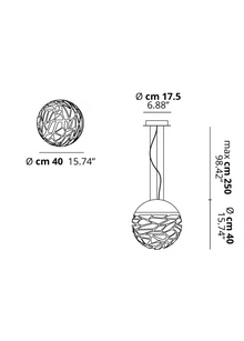Kelly Sphere 40 Small Pendant