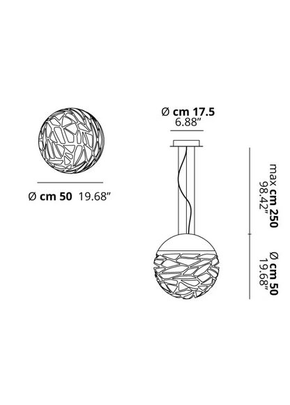 Kelly Sphere 50 Medium Pendant
