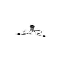 Levar 4 Chandelier in Black