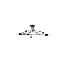 Levar 6 Chandelier in Black