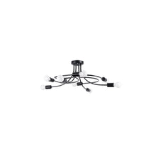 Levar 8 Chandelier in Black
