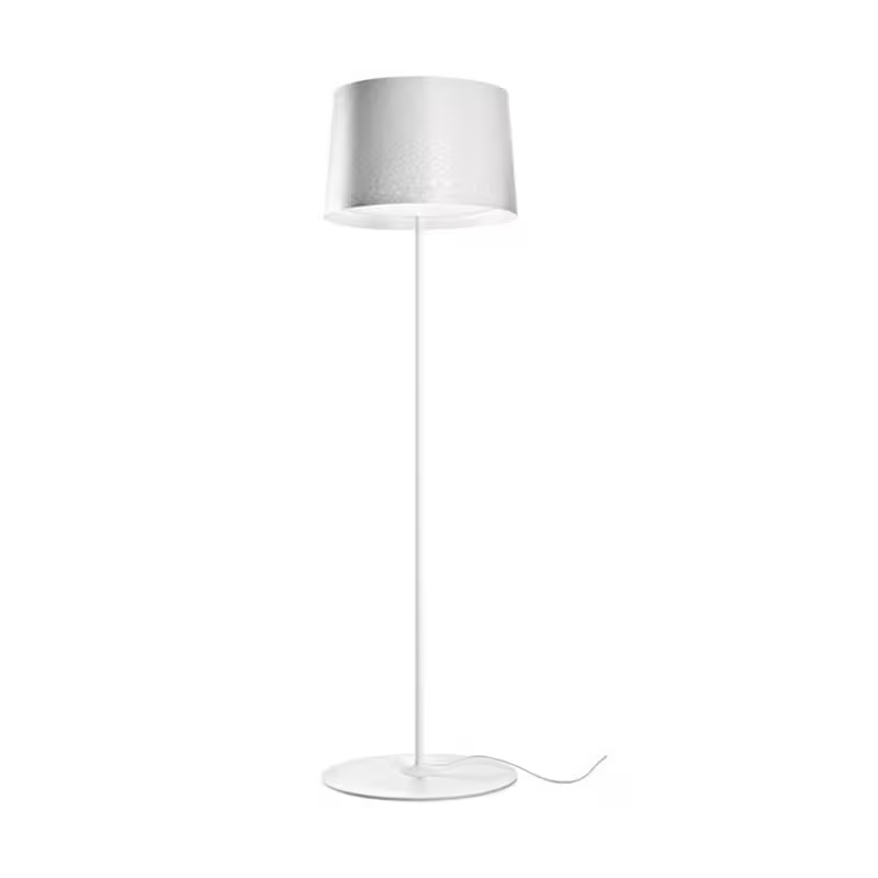 Twiggy Lettura Floor Lamp with Polycarbonate & Coated Metal
