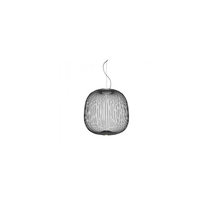 Spokes 2 Large Dimmable LED Pendant with Varnished Steel & Aluminium