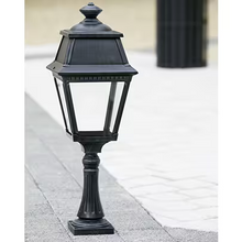 Avenue 2 Model 6 Clear Glass Pillar Mount Lantern