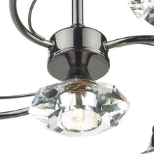 Dar Luther 4 Light Semi-Flush Ceiling Light