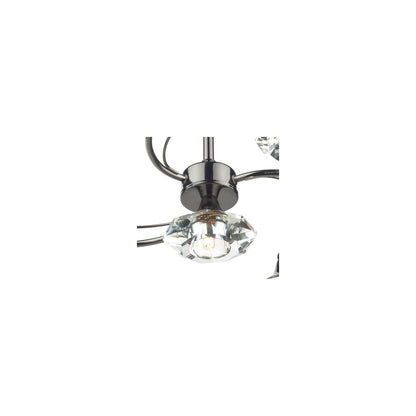 Luther 4-Light Crystal Flush Mount