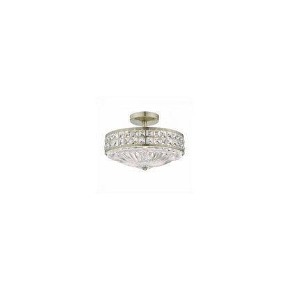 Olona 3-Light Semi Flush Mount