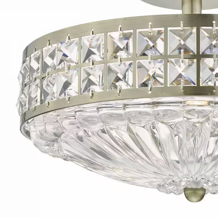 Olona 3-Light Semi Flush