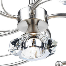 Dar Luther 6-Light Semi-Flush Ceiling Light