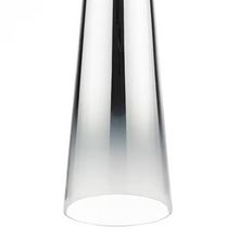 Smokey Chromed Glass Table Lamp